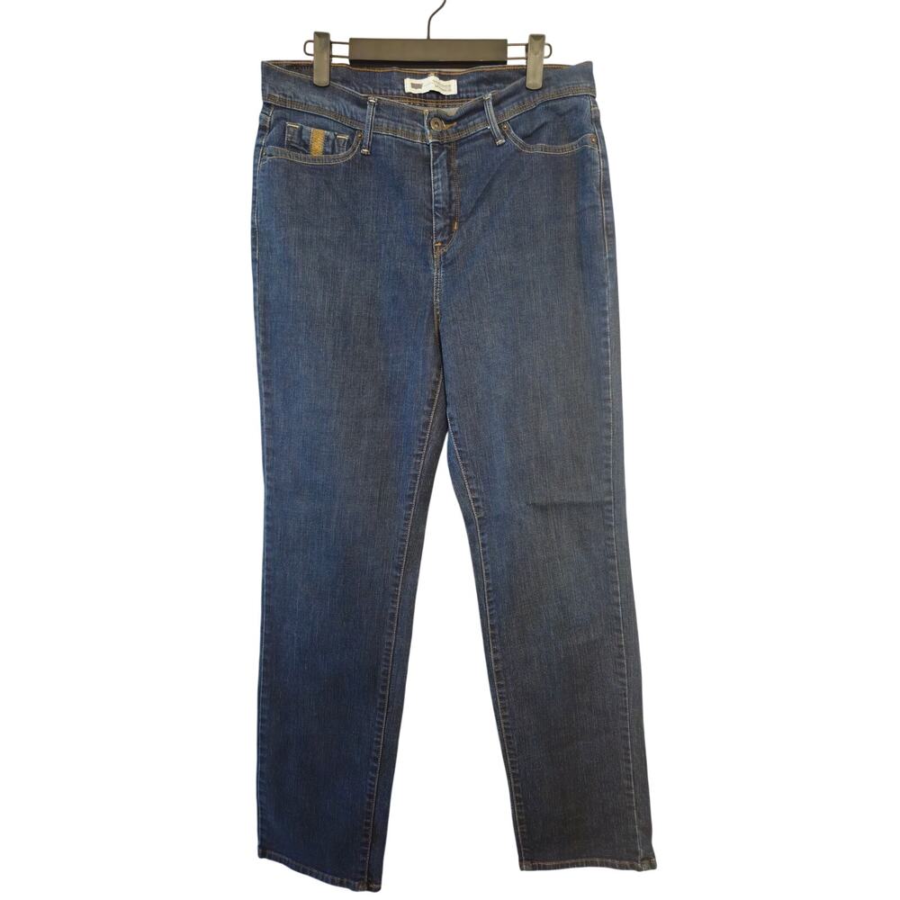 Perfectly Slimming 512 Levi's Straight Leg 30x30 Ladies Blue Jeans (B-58)